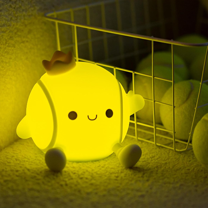 Floating Nightstand With Led Light - Lampe de nuit en silicone mignonne