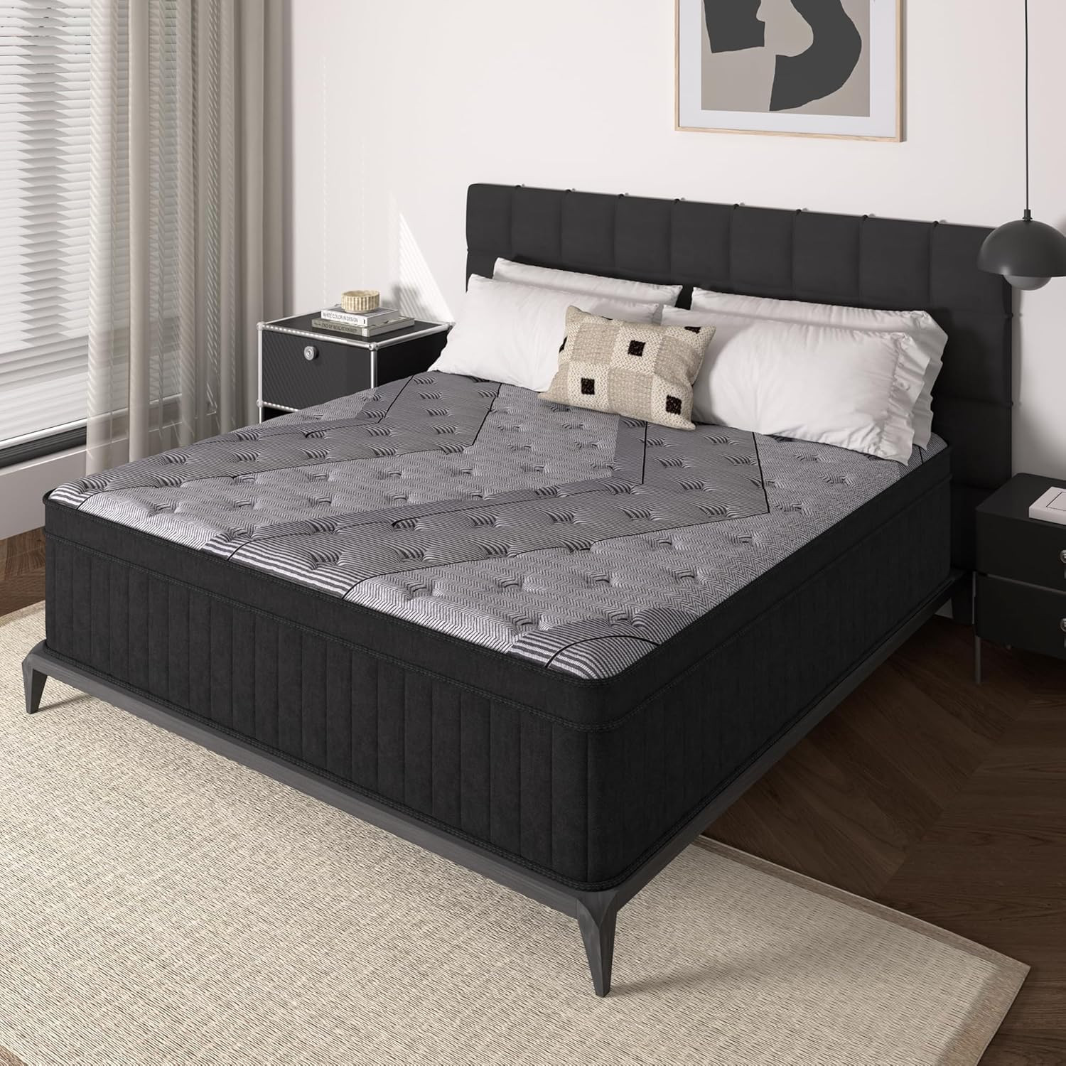 Memory Foam Mattress In A Box Queen - Matelas Queen Size, matelas hybride de