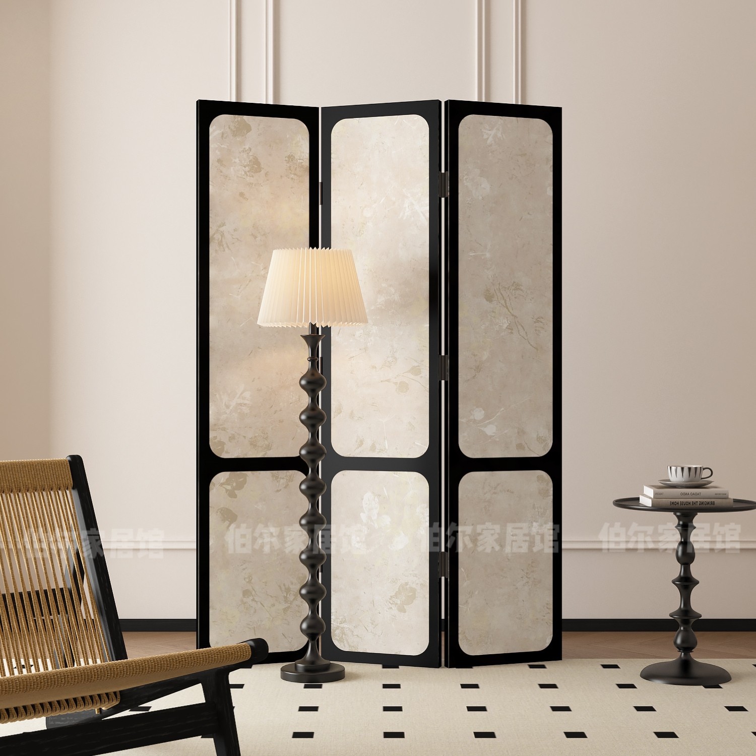 Sofas - Paravent décoratif premium à motifs floraux