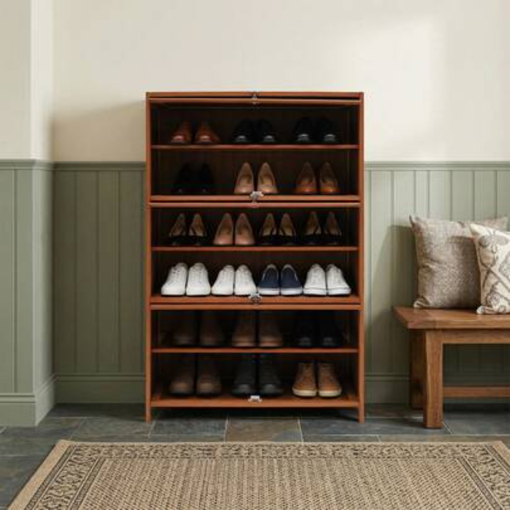 Shoe Rack Cabinet Narrow Entryway - Meuble de rangement pour chaussures à