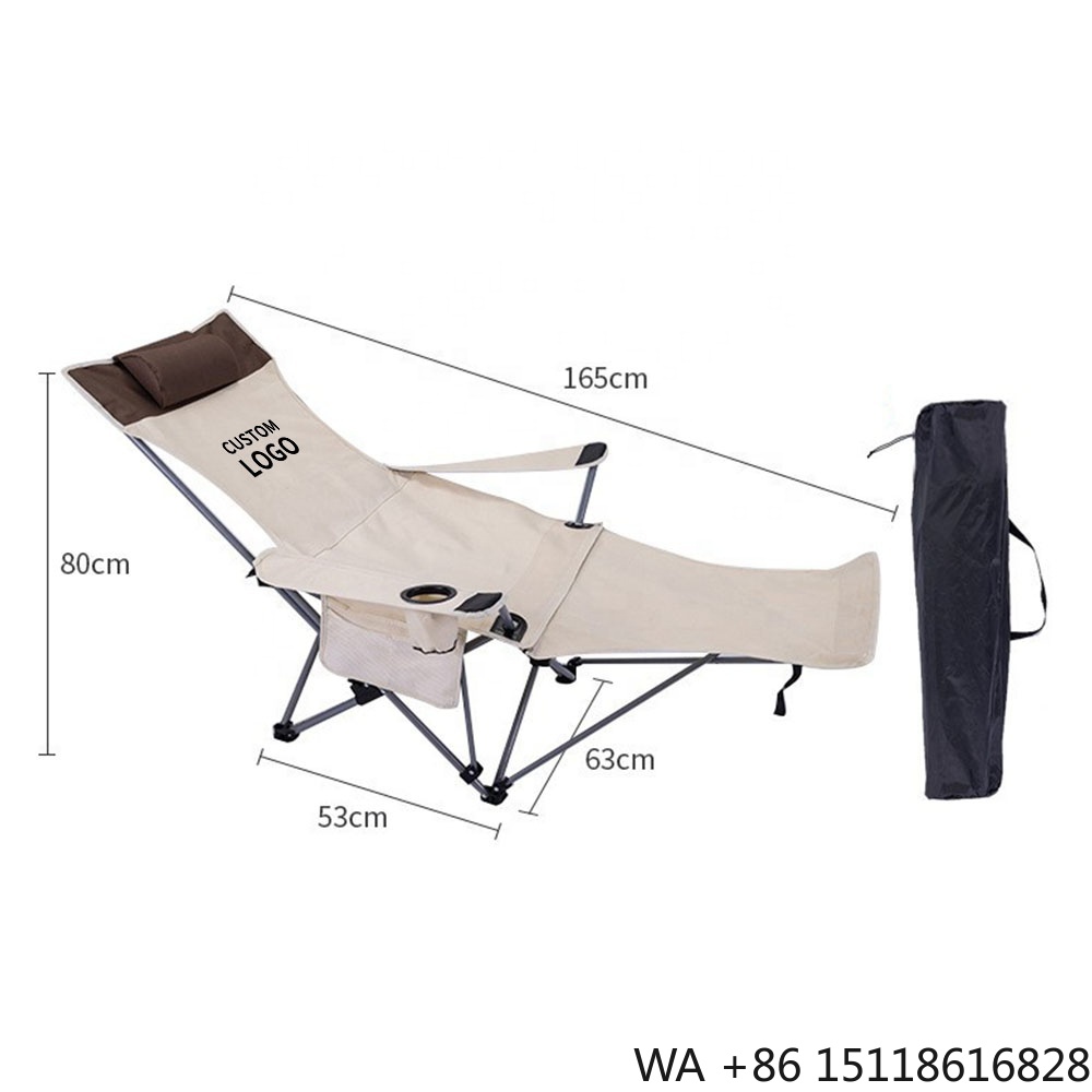 Outdoor Furniture - Chaise pliante inclinable portable, légère et