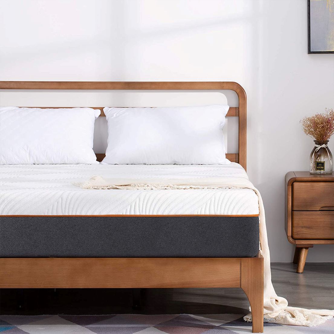 Memory Foam Mattress In A Box Queen - Matelas de lit à ressorts en