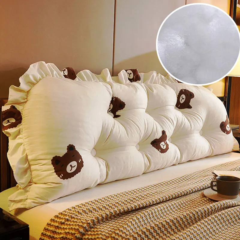 Headboard Cushion Backrest Tatami - Coussin rectangulaire lavable pour canapé et
