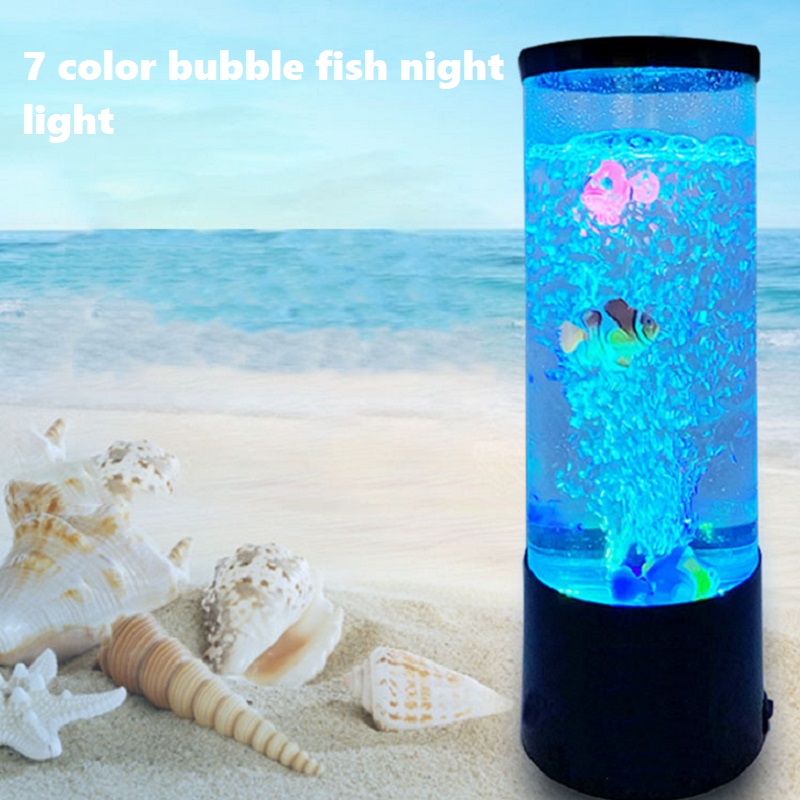 Floating Nightstand With Led Light - Lampe LED en Forme de Poisson,