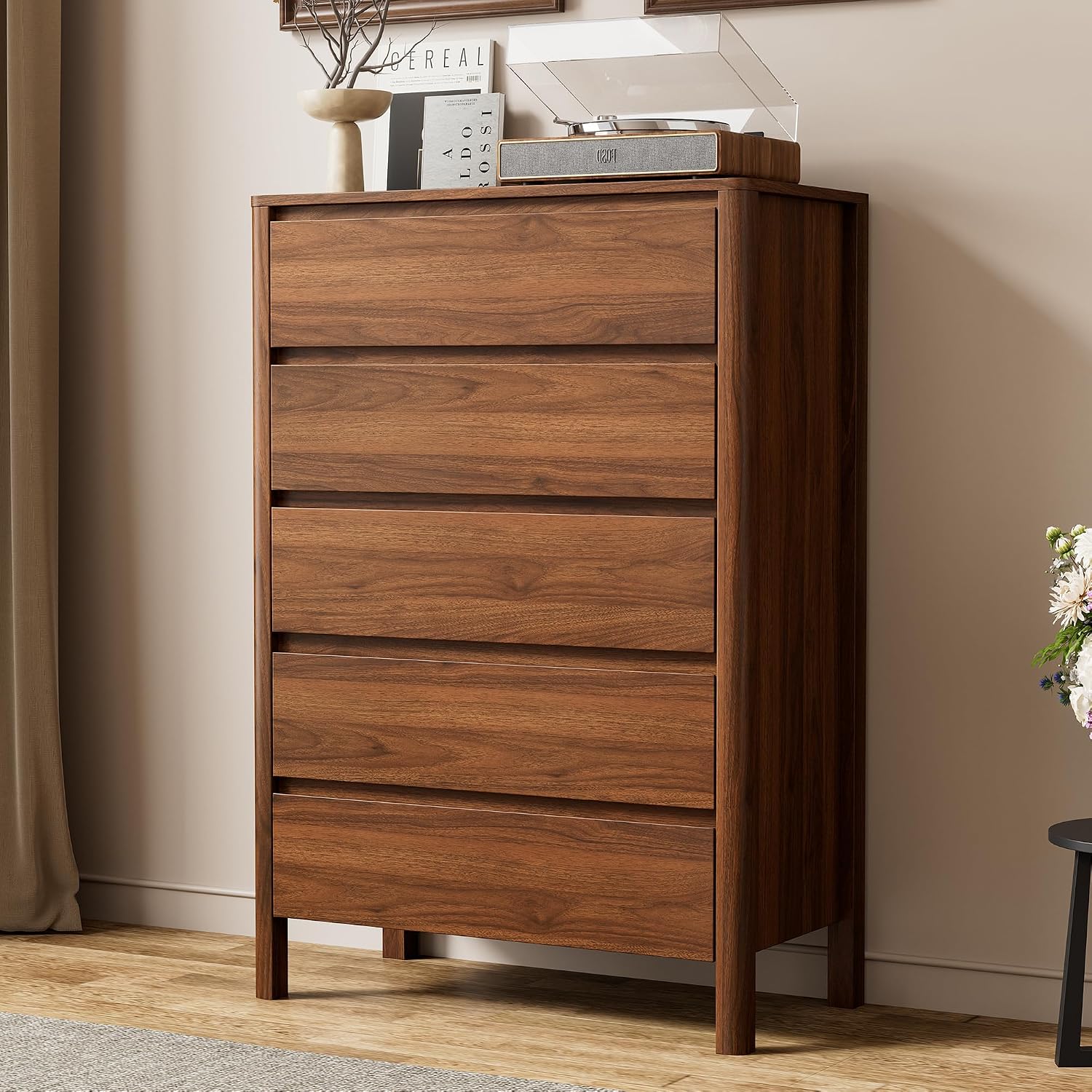 Bedroom Furniture - Armoire de rangement en bois à