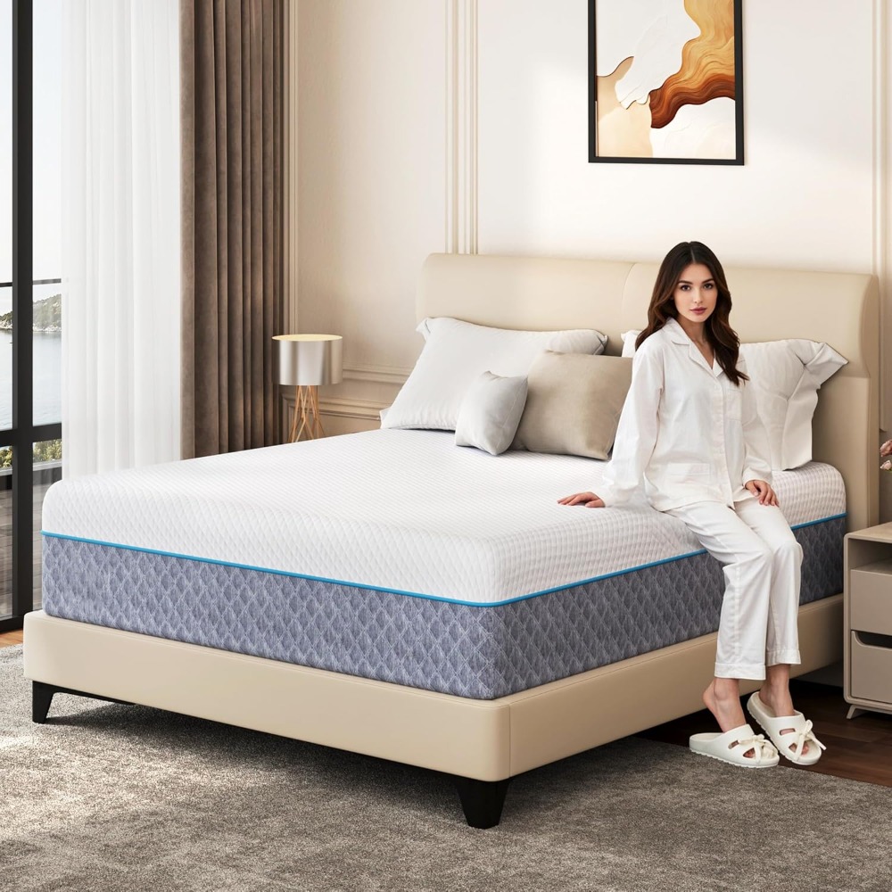 Memory Foam Mattress In A Box Queen - Matelas Queen de 14 pouces en