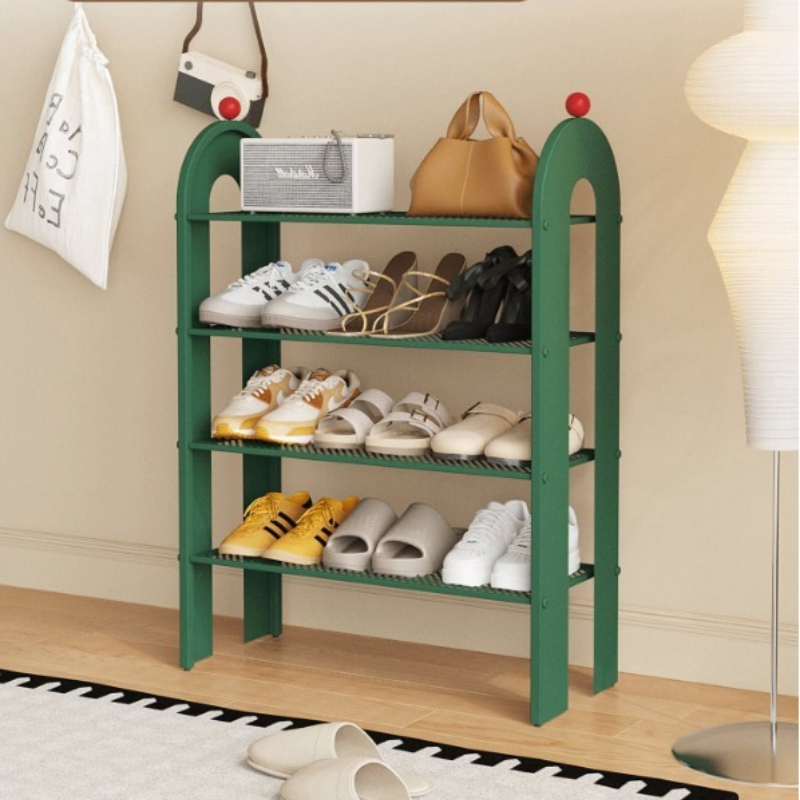 Shoe Rack Cabinet Narrow Entryway - Étagère à chaussures étroite créative multi-niveaux