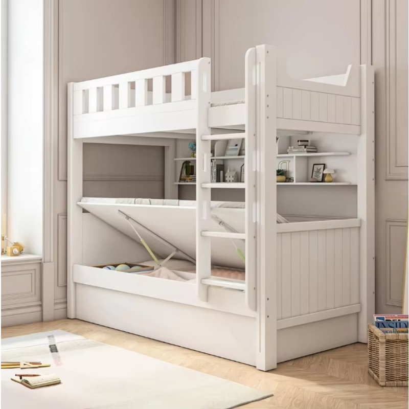 Bunk Bed With Stairs And Slide - Meubles de chambre à coucher pour