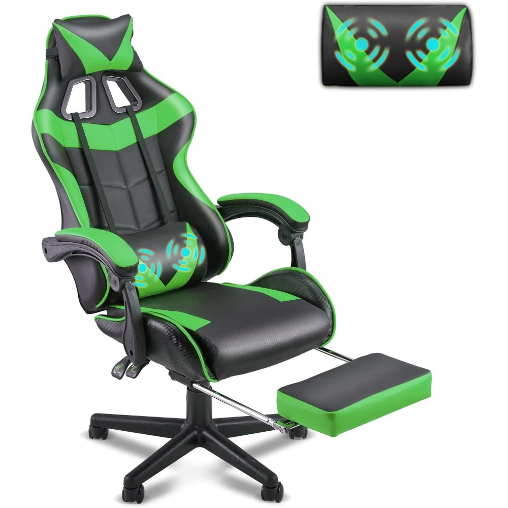 Sofas - Chaise de jeu ergonomique avec repose-pieds