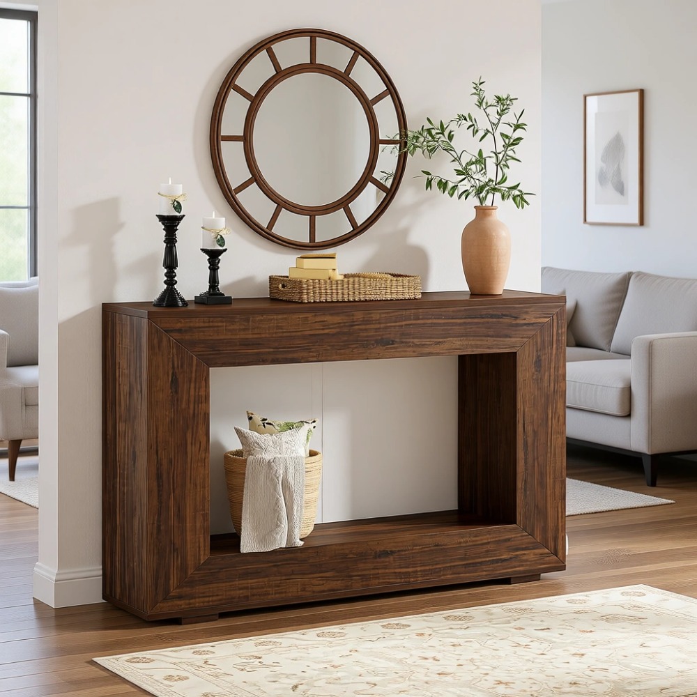 Tables - Console de style farmhouse de 47