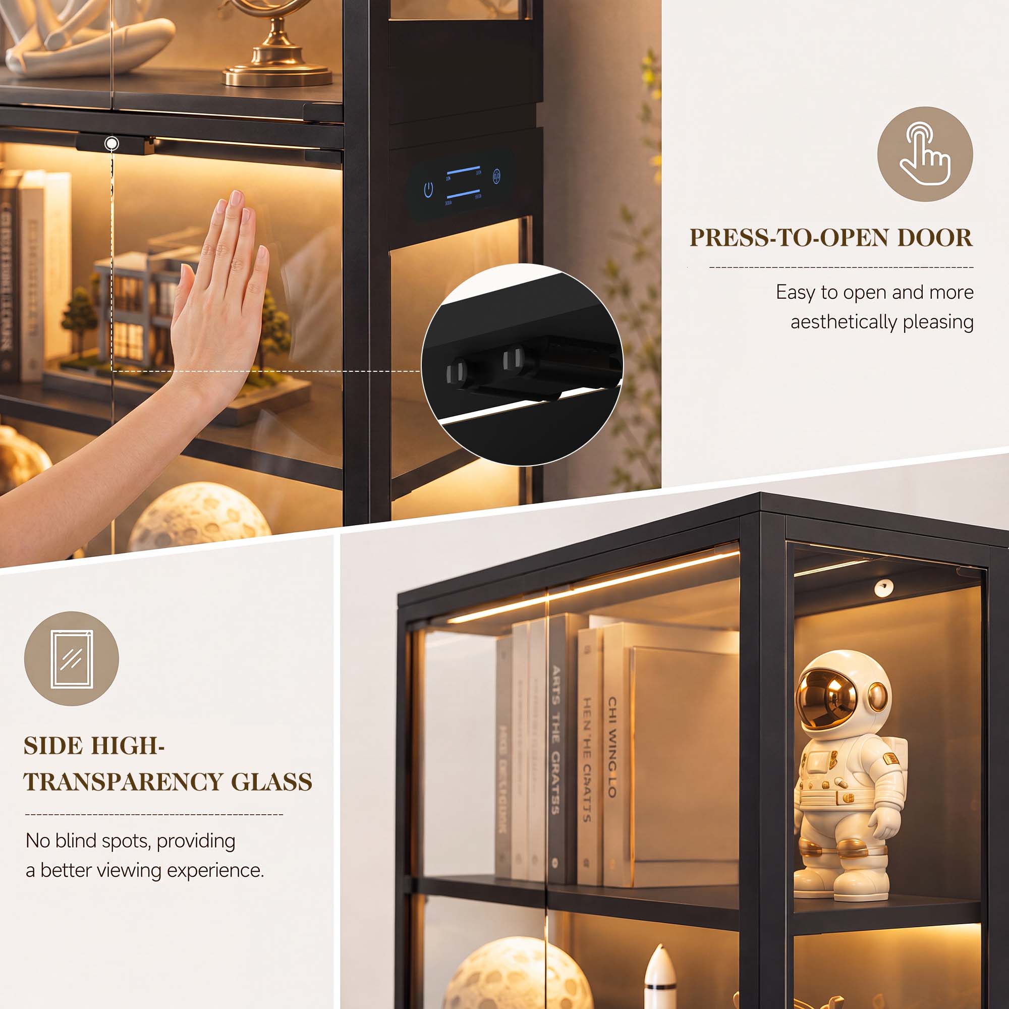TCGBKAF Vitrine à 5 niveaux av - Storage avis et prix