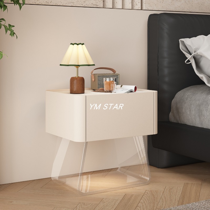 Table de Chevet Moderne Mobile - Solid Wood Nightstand 2 Drawers avis et prix