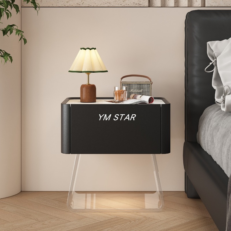 Table de Chevet Moderne Mobile - Solid Wood Nightstand 2 Drawers avis et prix