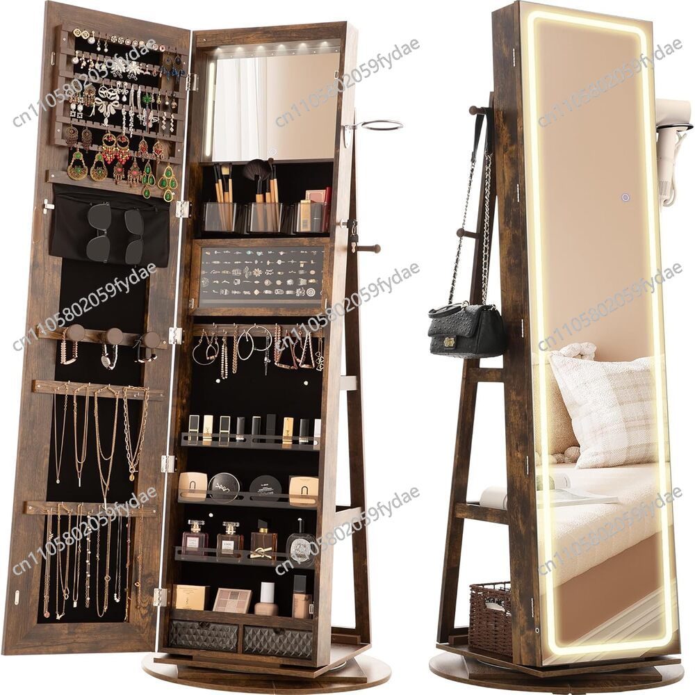 Armoire à bijoux avec miroir,  - Full Length Mirror Jewelry Armoire avis et prix