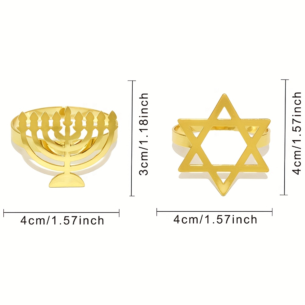 Lot de 6 Anneaux de Serviette  - Tables avis et prix