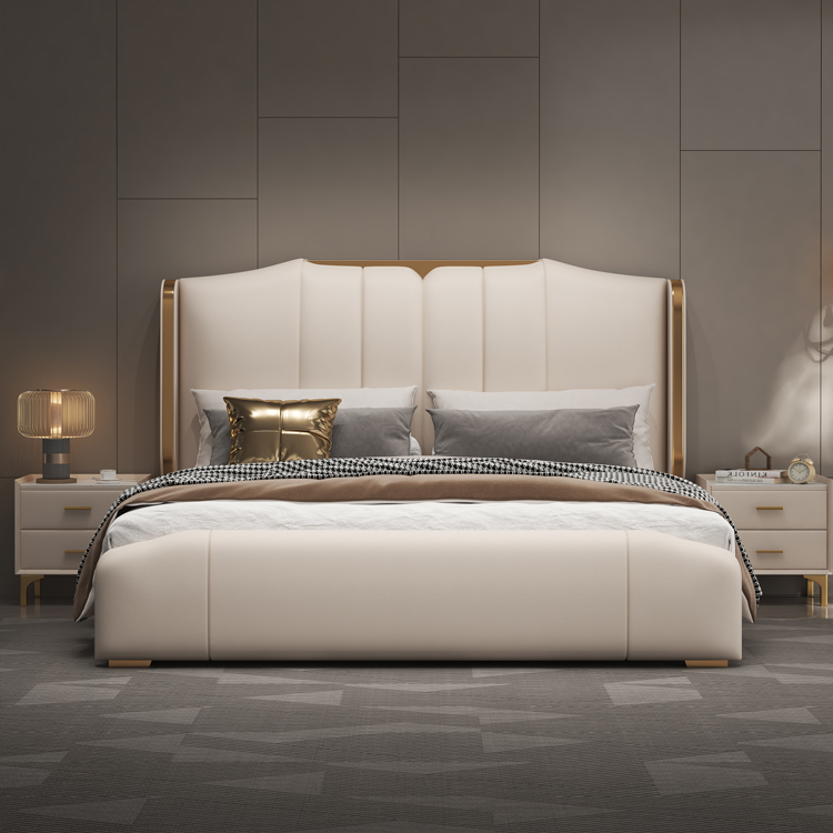 Lit Double King Size Moderne d - King Size Bed Frame With Storage Drawers avis et prix