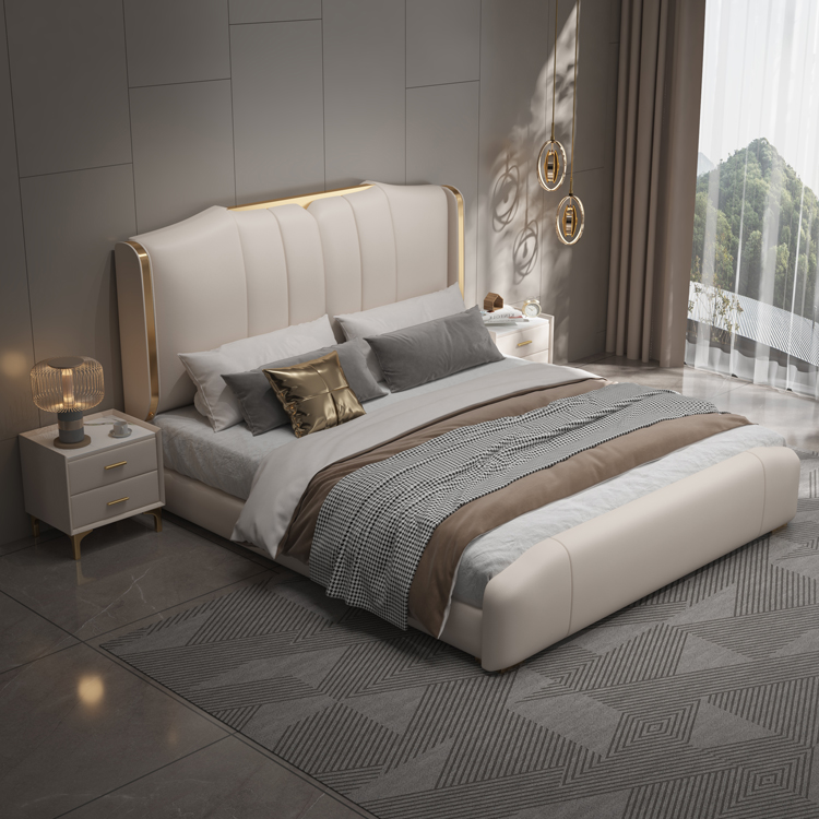 Lit Double King Size Moderne d - King Size Bed Frame With Storage Drawers avis et prix