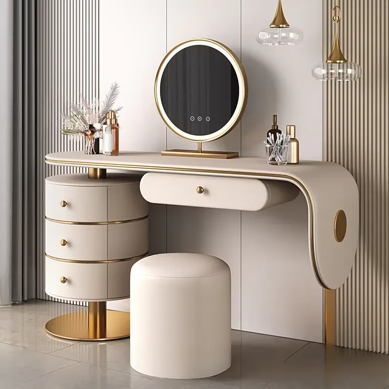 Ensemble coiffeuse en bois sur - Dressing Table Vanity With Lighted Mirror avis et prix
