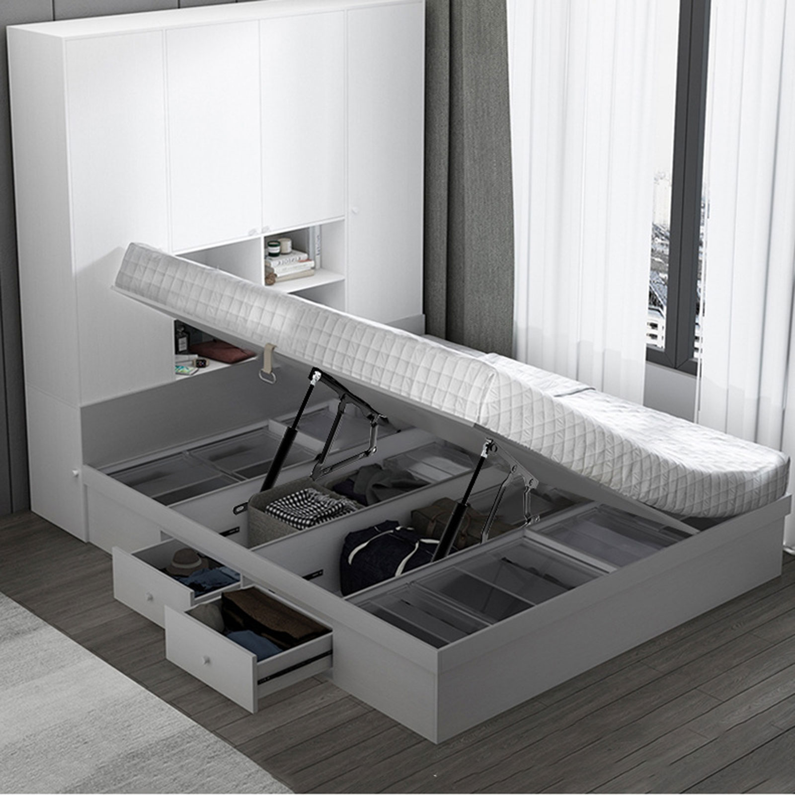 Mécanisme de levage de lit à r - Gas Lift Storage Bed Hydraulic avis et prix