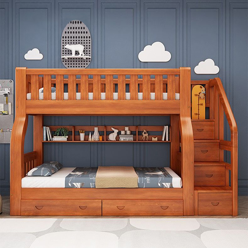Lit superposé pour enfants ave - Bunk Bed With Stairs And Slide avis et prix