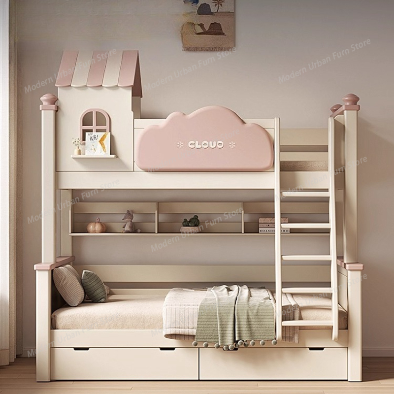 Lits superposés enfantins avec - King Size Bed Frame With Storage Drawers avis et prix