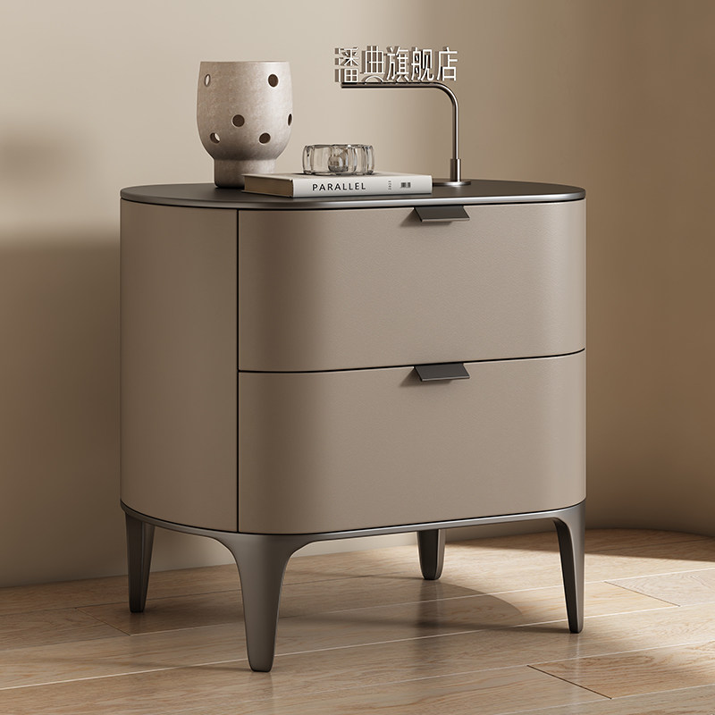 Tables de chevet de luxe en cu - Solid Wood Nightstand 2 Drawers avis et prix
