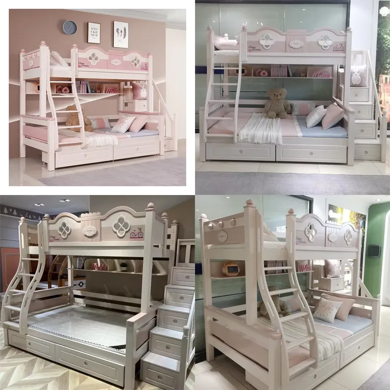 Lit superposé moderne de luxe  - Bunk Bed With Stairs And Slide avis et prix