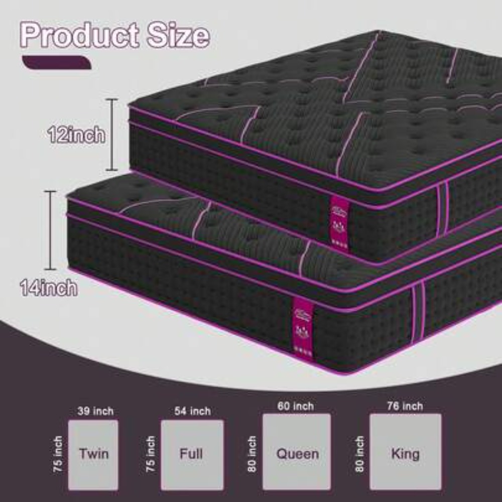 Matelas 12 pouces (tailles Twi - Memory Foam Mattress In A Box Queen avis et prix