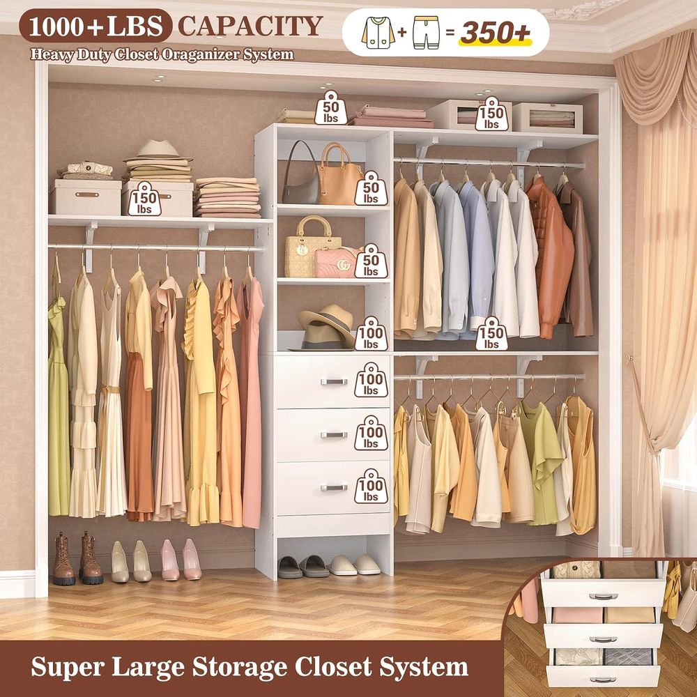 Système de rangement mural 8T, - Bedroom Furniture avis et prix