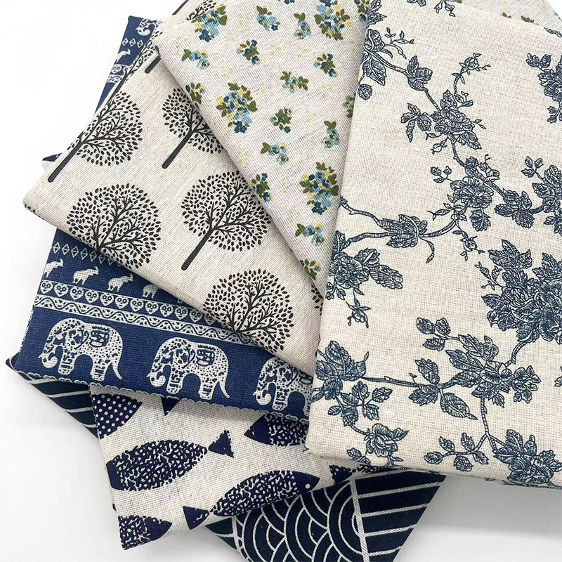 Tissu en coton et lin mélangé  - Sofas avis et prix