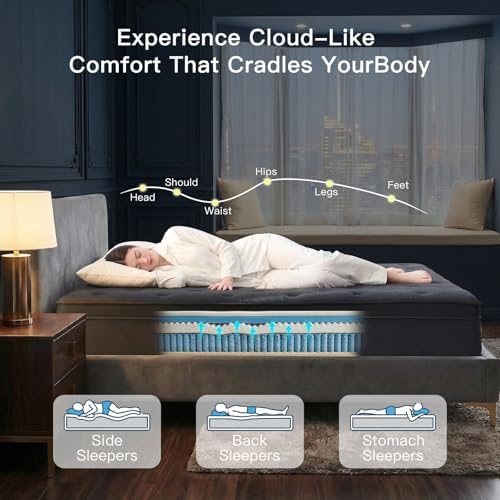 Matelas Queen de 12 pouces, ma - Memory Foam Mattress In A Box Queen avis et prix