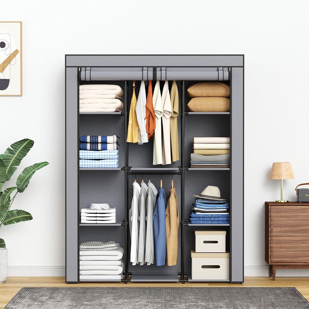 Armoire portable, penderie ave - Wardrobe Closet Portable Fabric Cover avis et prix