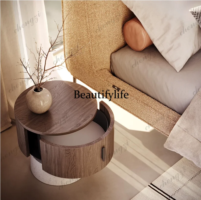 Table de chevet ronde en bois  - Tables avis et prix