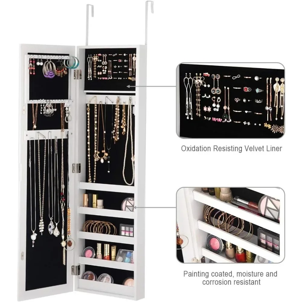 Armoire à bijoux murale avec m - Full Length Mirror Jewelry Armoire avis et prix