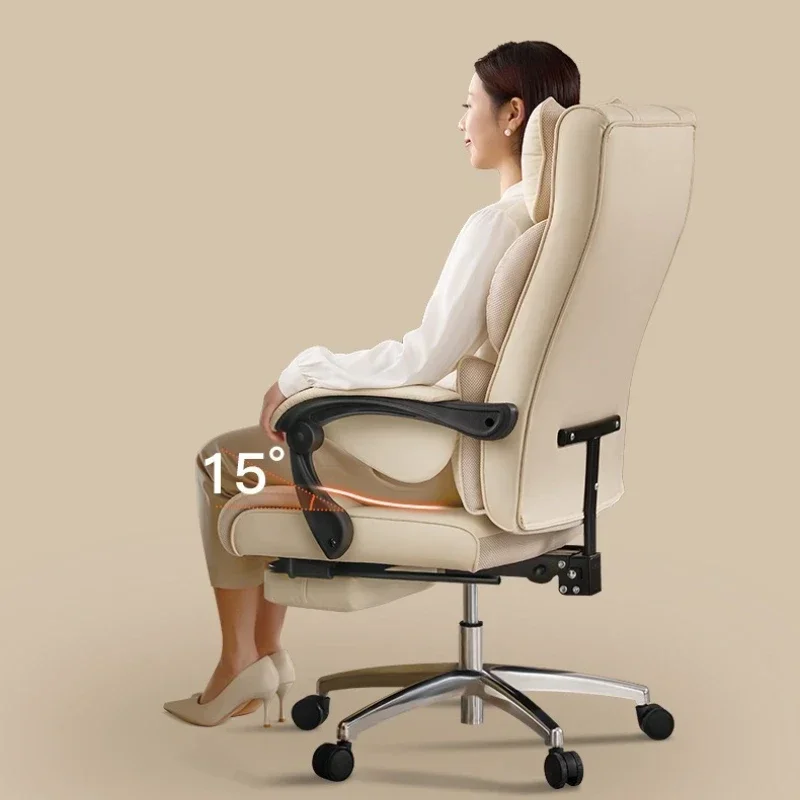 Fauteuil de direction en cuir, - Sofas avis et prix