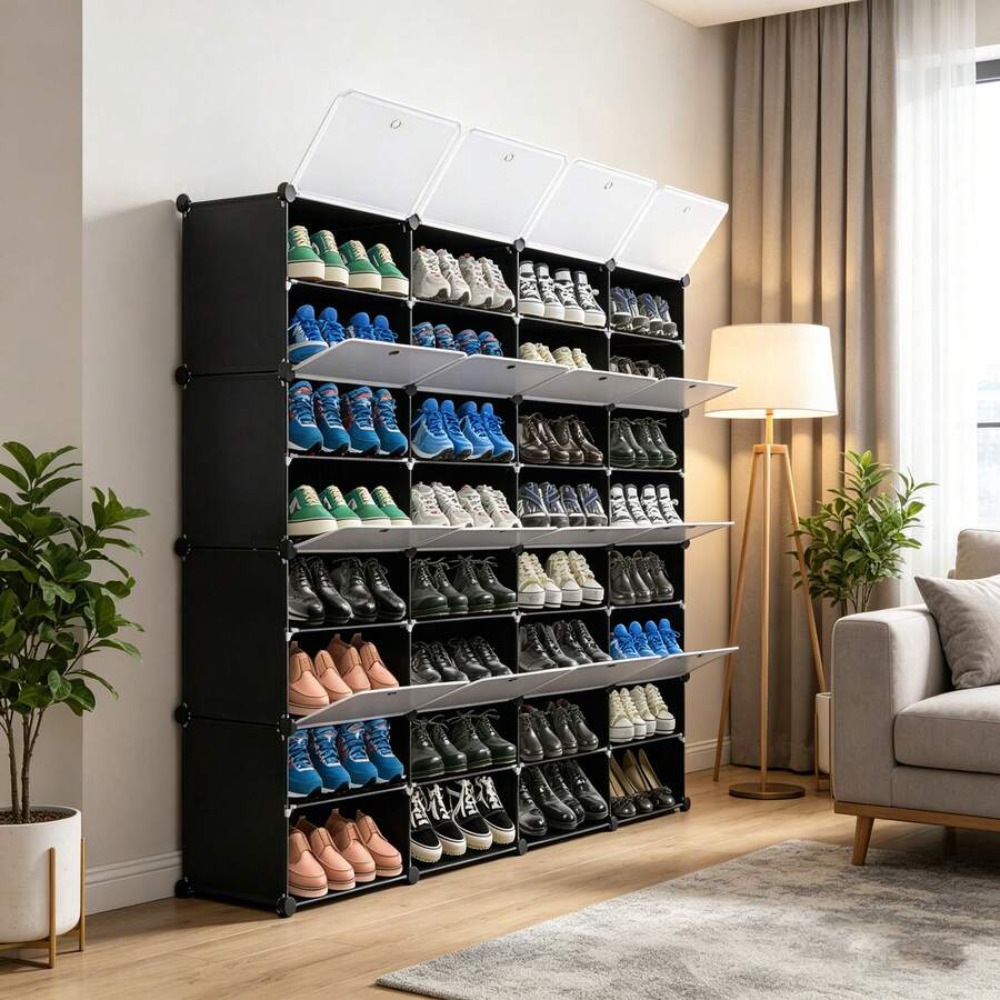 Organiseur de chaussures porta - Shoe Rack Cabinet Narrow Entryway avis et prix