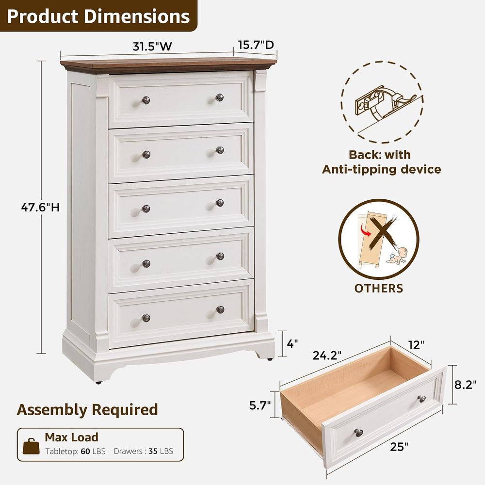 armhouse 5 Commode ou meuble d - Bedroom Furniture avis et prix