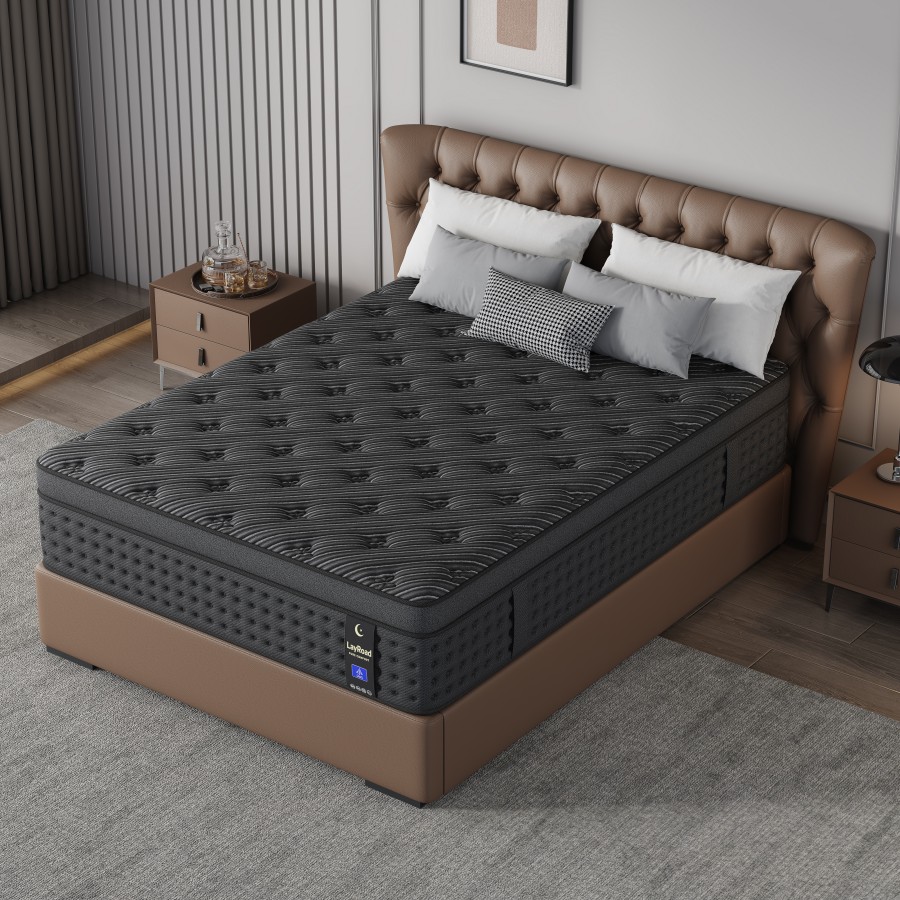 Matelas hybride en mousse à mé - Memory Foam Mattress In A Box Queen avis et prix