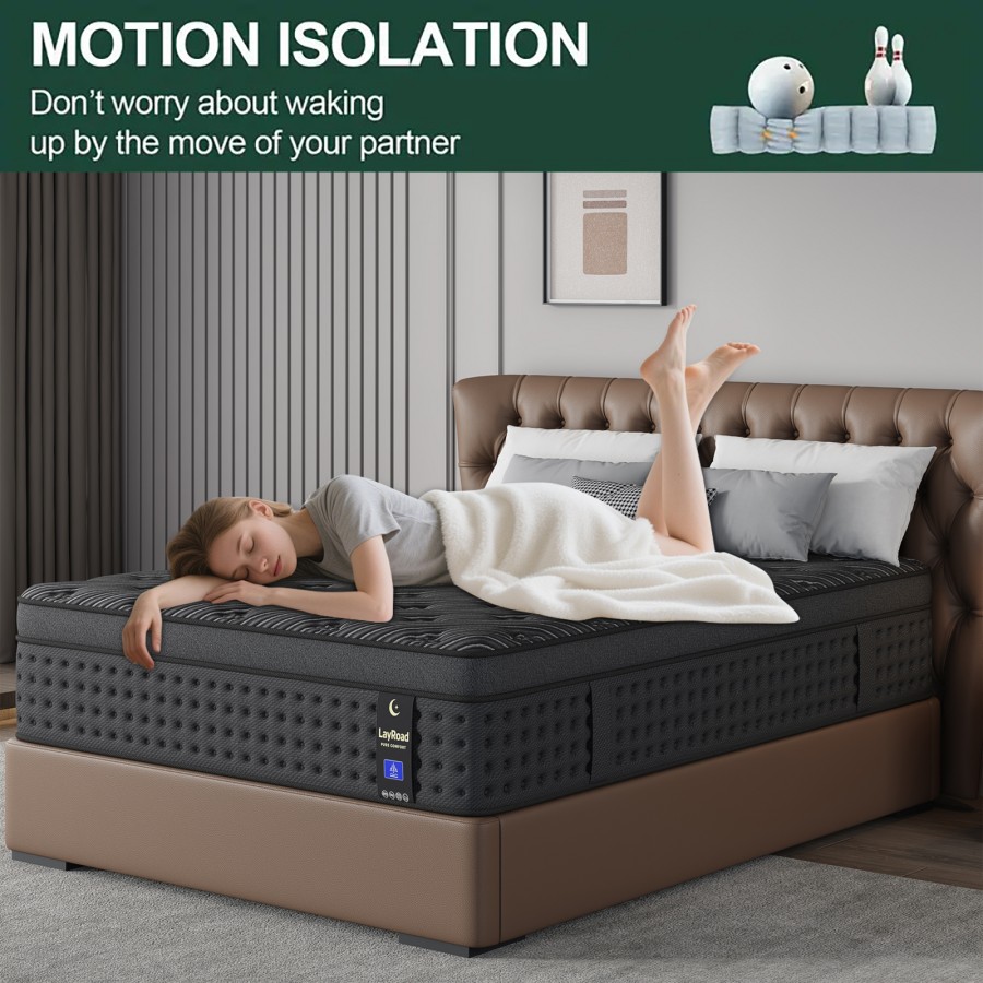 Matelas hybride en mousse à mé - Memory Foam Mattress In A Box Queen avis et prix