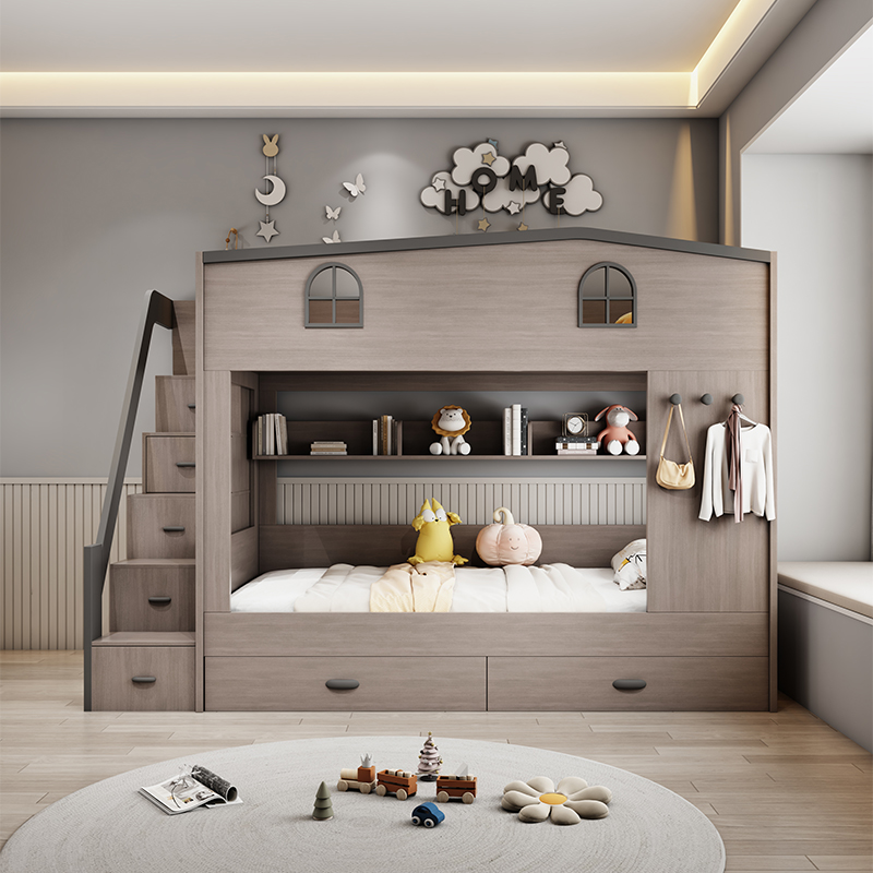 Lits nordiques à deux étages p - Bunk Bed With Stairs And Slide avis et prix