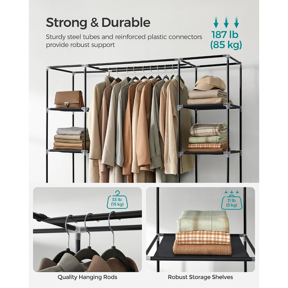 Armoire de rangement portable, - Wardrobe Closet Portable Fabric Cover avis et prix