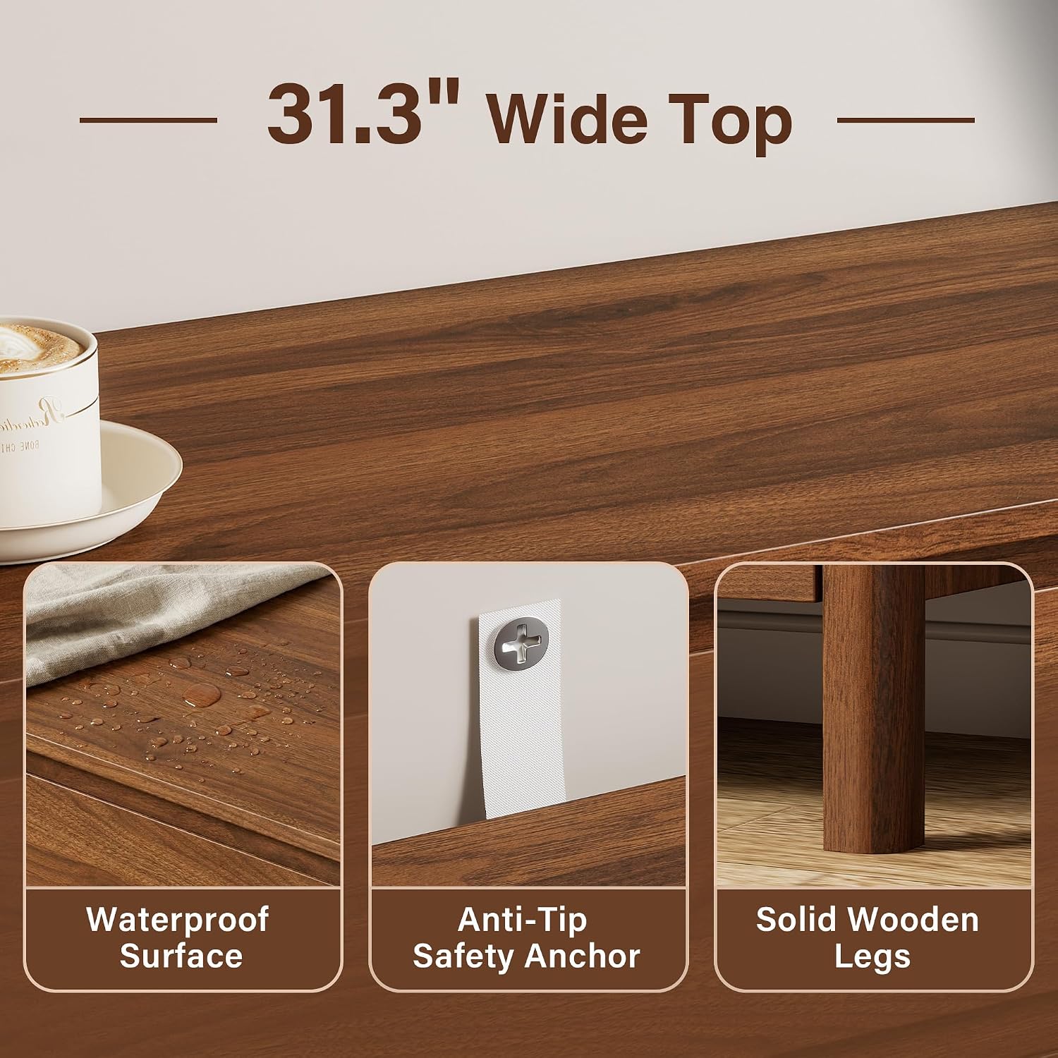 Armoire de rangement en bois à - Bedroom Furniture avis et prix