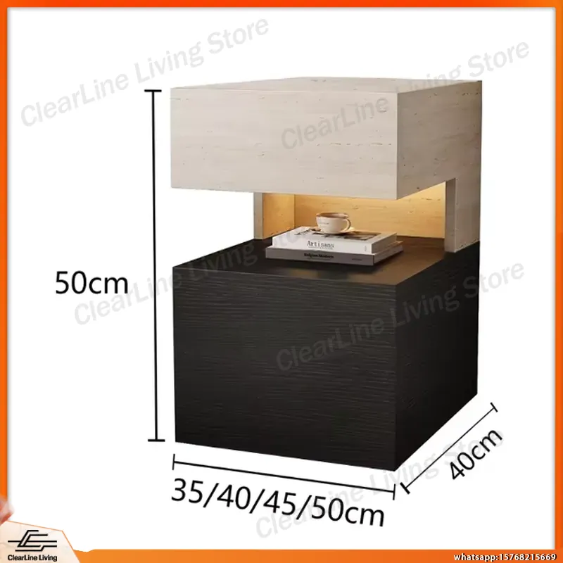 Table de chevet minimaliste mo - Floating Nightstand With Led Light avis et prix