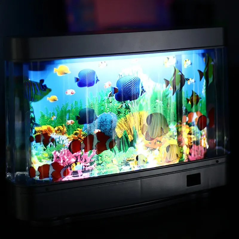 Veilleuse poisson tropical pou - Floating Nightstand With Led Light avis et prix