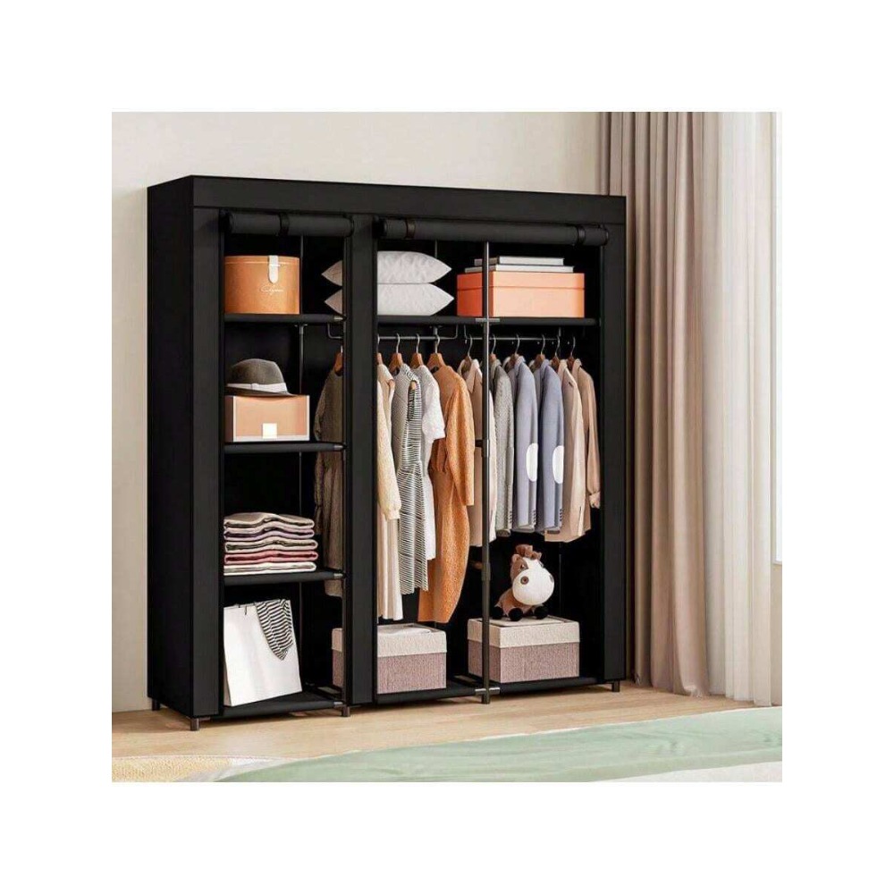 Armoire de rangement portable  - Wardrobe Closet Portable Fabric Cover avis et prix