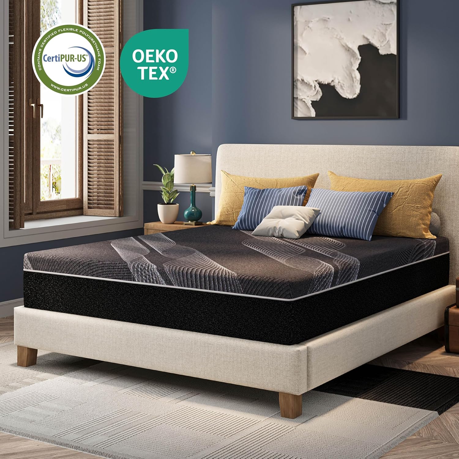 Matelas Queen de 12 pouces, ma - Memory Foam Mattress In A Box Queen avis et prix