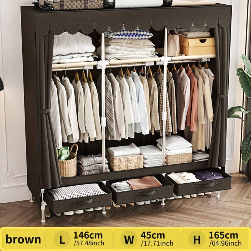 Armoire de rangement portable  - Wardrobe Closet Portable Fabric Cover avis et prix