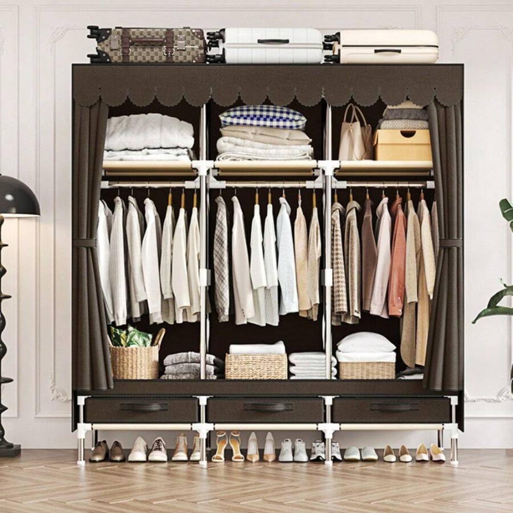 Armoire de rangement portable  - Wardrobe Closet Portable Fabric Cover avis et prix