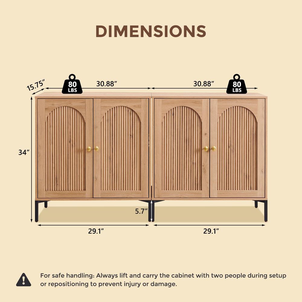Meuble de rangement en bois av - Storage avis et prix
