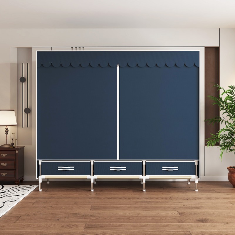 Placard en tissu de 65 pouces  - Wardrobe Closet Portable Fabric Cover avis et prix